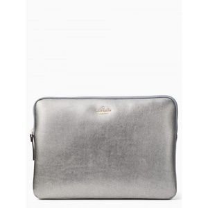NWOT KATE SPADE HOLOGRAPHIC SILVER LAPTOP SLEEVE